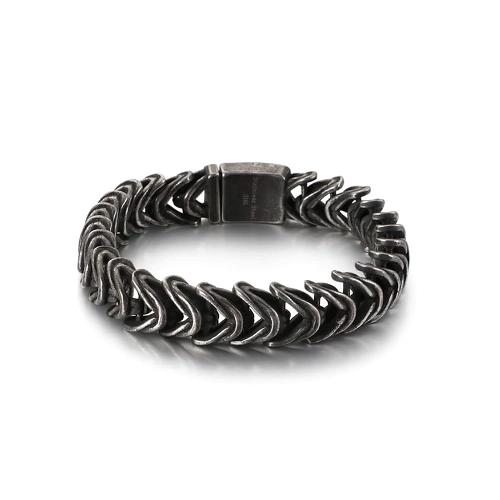 Amazon.com: Homxi Men's Bracelets Ancient Silver,Mens